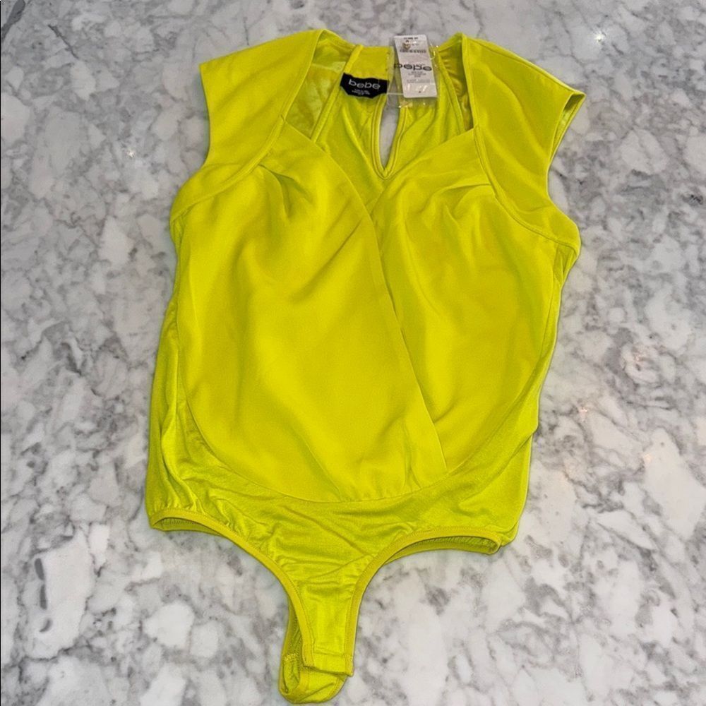 Bebe Neon Yellow Kids One Piece
